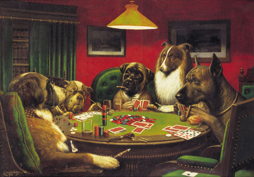 poker dogs duplicate